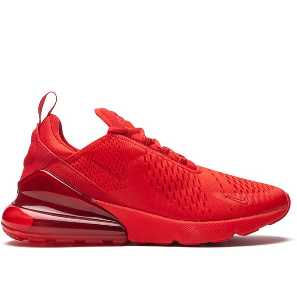 Nike Air Max 270 GS University Red Sneakers with Jelly Plastic Heels - Picture 1 of 11